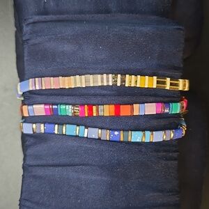 Anthropologie Serafina Chicklet Bracelets (3)